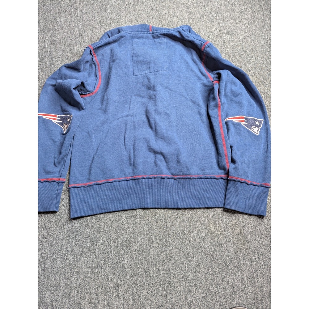 Touch by Alyssa Milano‎ New England Patriots Navy Blue Love Football Hoodie Med - Picture 8 of 12